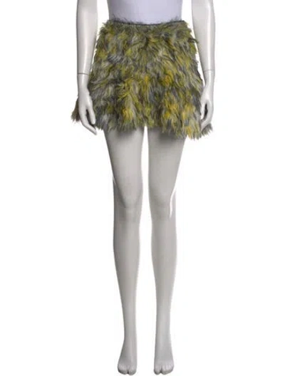 Pre-owned Diesel Patterned Mini Skirt In Multi