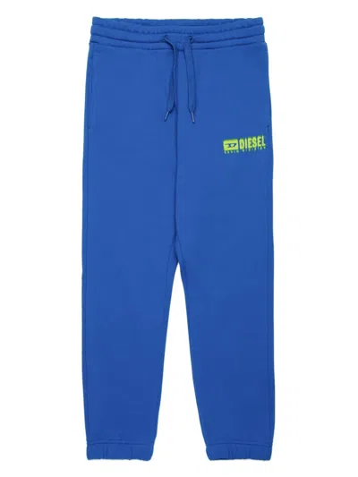Diesel Kids' Pbasel Track Pants In Blue