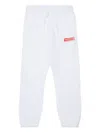 Diesel Pantaloni Jogger In Felpa Con Logo Degradé In White