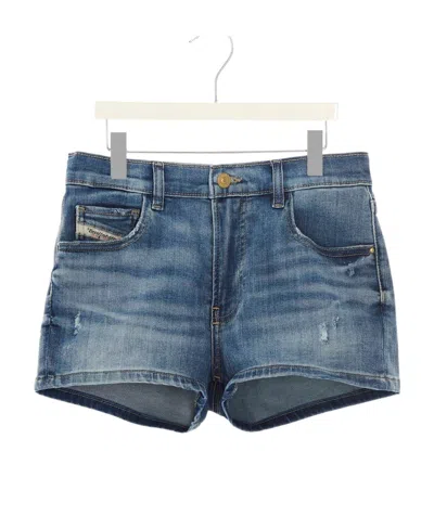 Diesel Pboyshort Denim Shorts In Blue