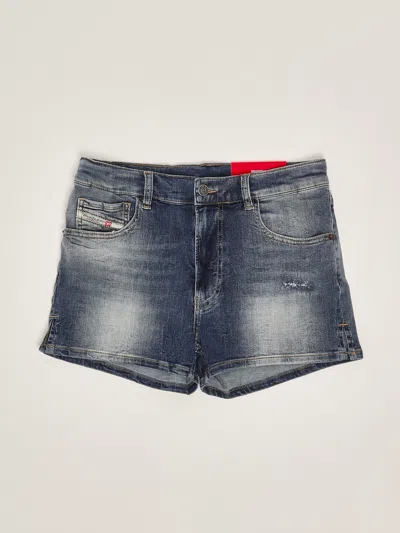 Diesel Kids' Pboyshort Shorts Shorts In Blue