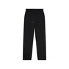 Diesel Peached Drawstring Cotton Track Pants In Black