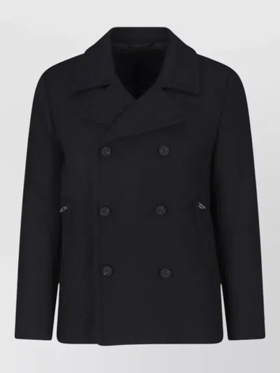 Diesel Peacoat In Black