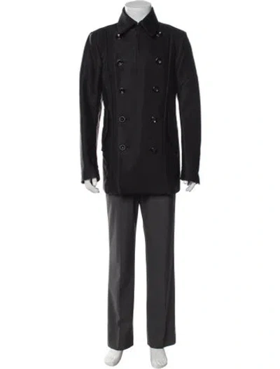 Pre-owned Diesel Peacoat In Black