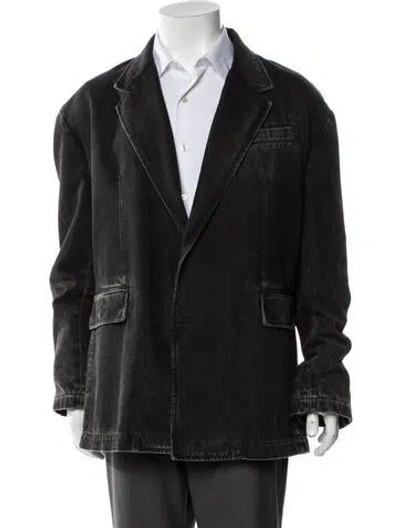 Pre-owned Diesel Peacoat In Black