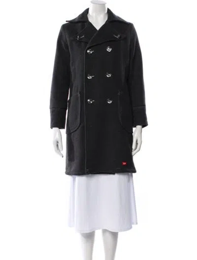 Pre-owned Diesel Peacoat In Gray