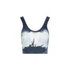 Diesel Cropped Ribbed Tank Top