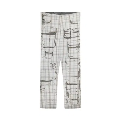 Pre-owned Diesel Peel Off Denim Pants 'white' | Men's Size 34