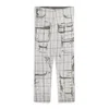 Diesel Peel Off Denim Pants White In Multi
