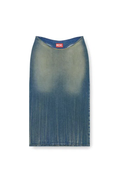Diesel Gonna Pencil In Denim Streaky Leggero In Tobedefined