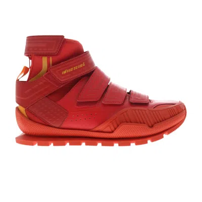 Pre-owned Diesel Pendhio Sock 'red Alert Orange' | Men's Size 7.5