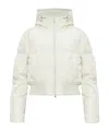 Diesel Hooded Padded Jacket In White