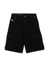 Diesel Pfish-cargo-sh-j Shorts In Black