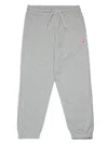 Diesel Pantaloni Jogger In Felpa Con Patch In Grey