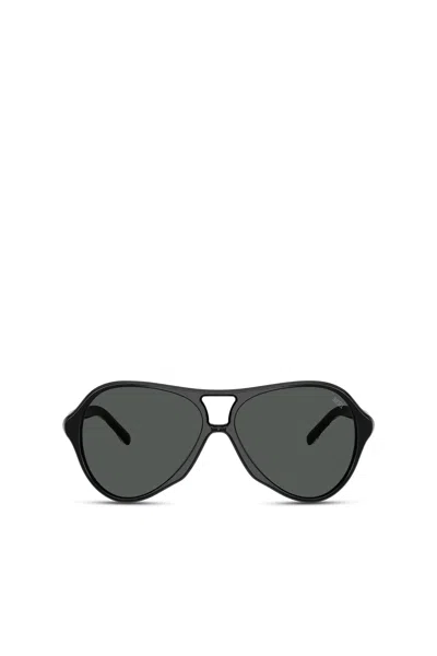 Diesel Pilot Model Sunglasses In Black