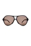 Diesel Pilot Sunglasses In Black