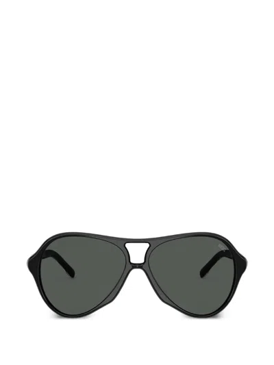 Diesel Pilot-frame Sunglasses In Black