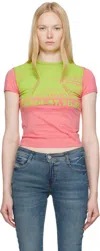 Diesel Pink T-uncutie-long-q6 T-shirt In 3dn