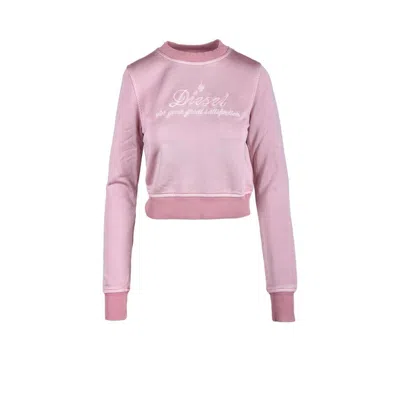 Diesel Pink Viscose Sweatshirt