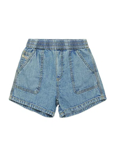 Diesel Kids' Pinty Shorts In Blue