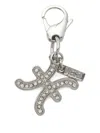 Diesel Pisces Charm Keyring In Silver