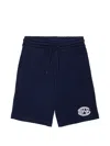 Diesel Pishomust Drawstring Shorts In Blue
