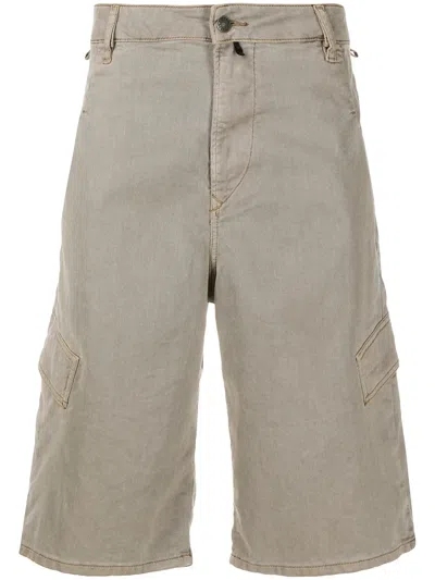 Diesel Plain Cargo Shorts In Neutral