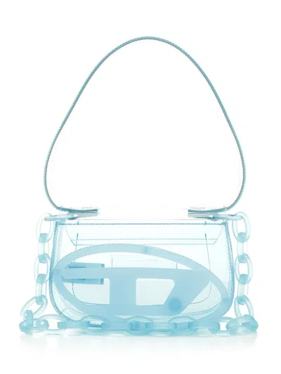 Diesel Plastic Shoulder Bag Shoulder Bags Light Blue