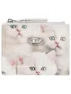 Diesel "play Bi-fold Zipper Ii" Wallet In White