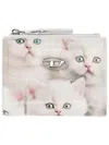 Diesel Small Wallet In Printed Glossy Pu In White
