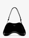 Diesel Play-crossbody Bag In Semi Gloss Leather In Black