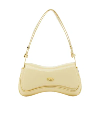 Diesel Play Clutch Bag In Yellow
