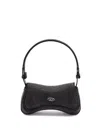 Diesel `play Clutch` Crystal Clutch In Solarised Denim In Black