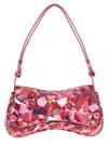 Diesel 'play'  Pink Handbag With Oval D Logo Plaque On The Front And All-over Graphic Print