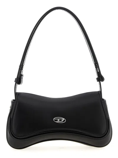 Diesel Play Clutch Shoulder Bag In Black