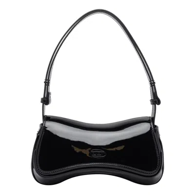 Diesel Play Clutch Shoulder Bag In Black