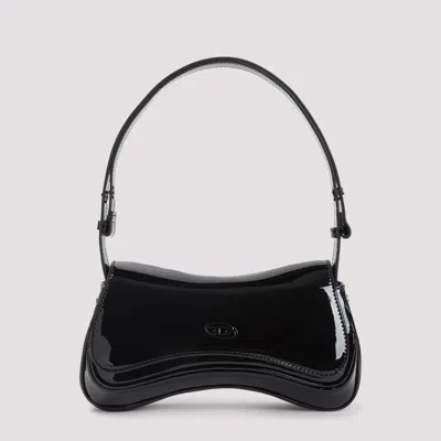 Diesel Play Clutch Shoulder Bag In Nero