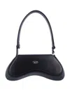 Diesel Play-crossbody Bag In Semi Gloss Leather In Black
