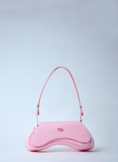 Diesel Play Crossbody Bag In Pink