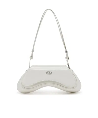 Diesel Play Crossbody Bag In White