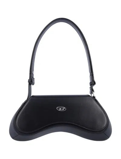 DIESEL DIESEL BLACK LEATHER PLAY CROSSBODY