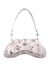 Diesel Gaming Controller-inspired White Polyurethane Handbag In White