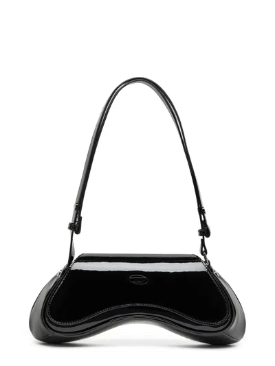 DIESEL PLAY CROSSBODY PATENT FABRIC BAG