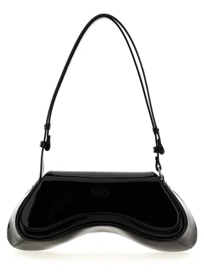Diesel Play Crossbody Shoulder Bag In Black