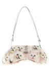 Diesel Play-shoulder Bag In Printed Glossy Pu In Multi