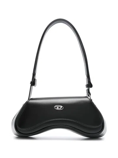 Diesel Play Crossbody Shoulder Bags In Black