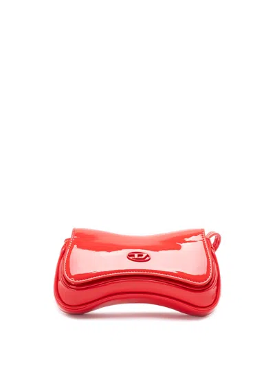 Diesel `play Crossbody Xs` Crossbody Bag In Red