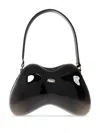 Diesel Double-d Rigid Shoulder Bag In Black