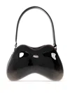 Diesel Double-d Rigid Shoulder Bag In Black