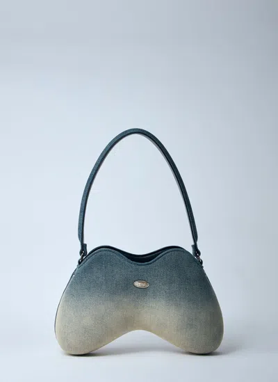 Diesel Play Double-d Shoulder Bag In Denim